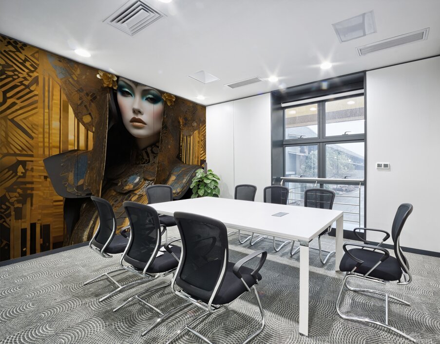 GEISHA KLIMT PORTRAIT   IMG 1264 Wall Printing