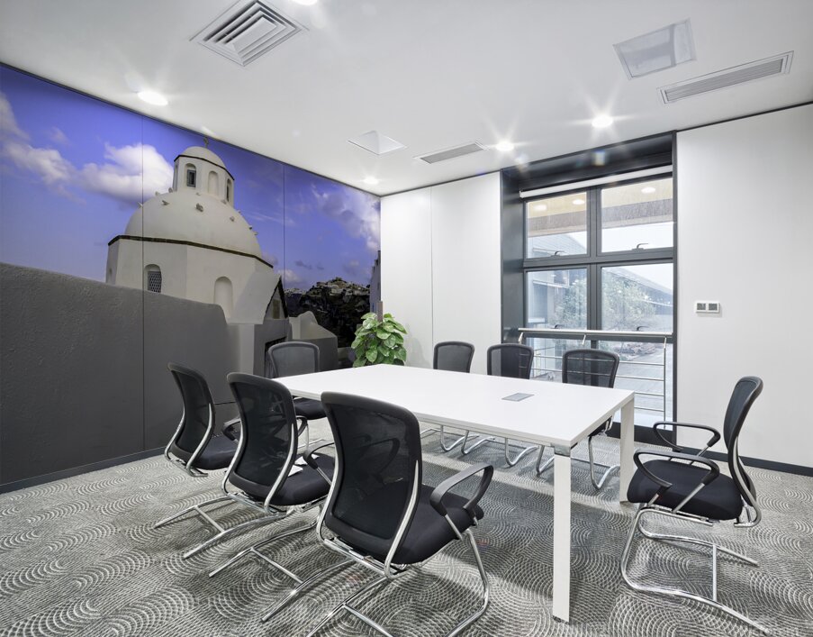 Santorini 3 Wall Printing