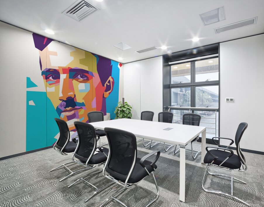 Nikola Tesla art Wall Printing