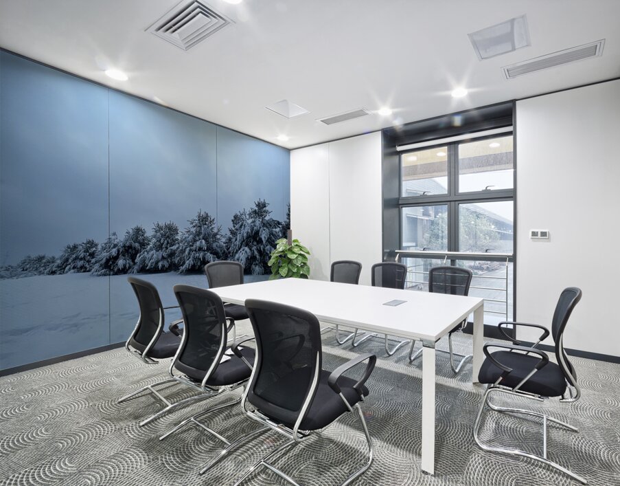 Snowy Trees Wall Printing