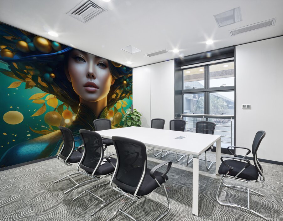 COLORFUL TREE WOMAN    IMG 2408 Wall Printing