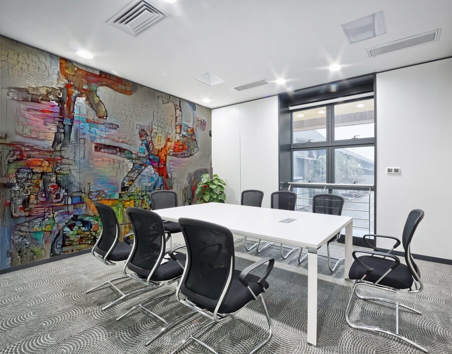 flair stick men Wall Printing