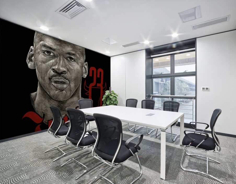 Michael Jordan 23 GOAT Wall Printing