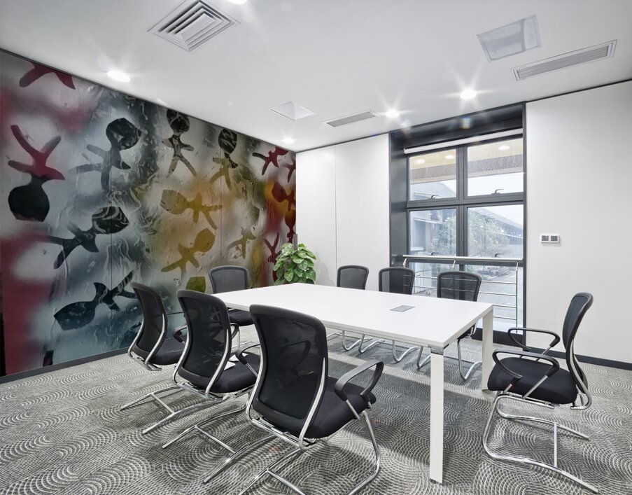 the cut out men Wall Printing