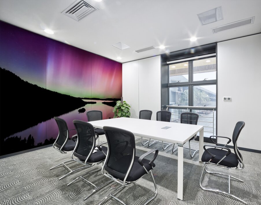 Emerald Bay Northern Lights Wall Printing