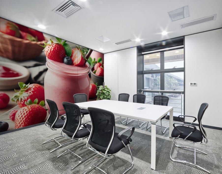 Strawberry milkshake 31 Wall Printing