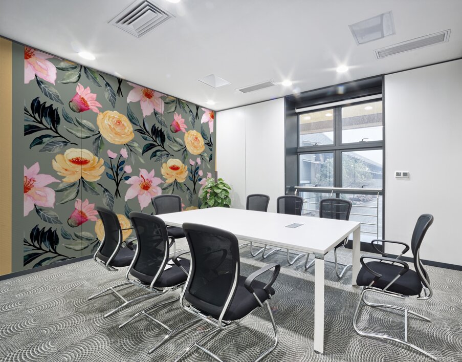 Rose garden Wall Printing