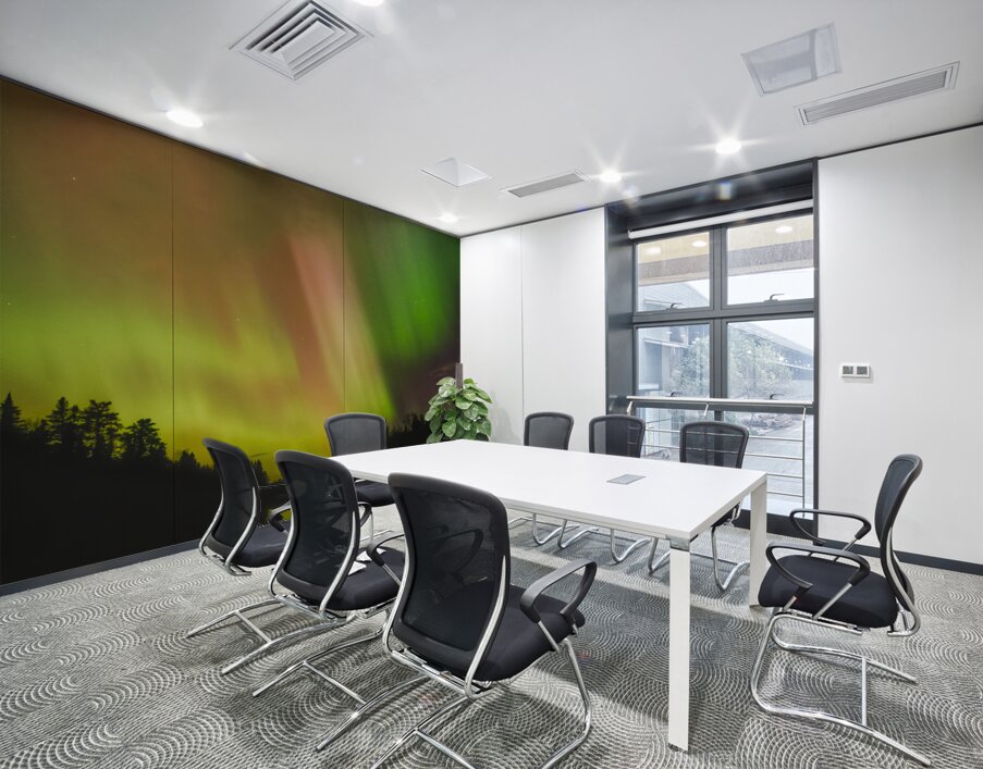 SKYS ON fIRE Wall Printing