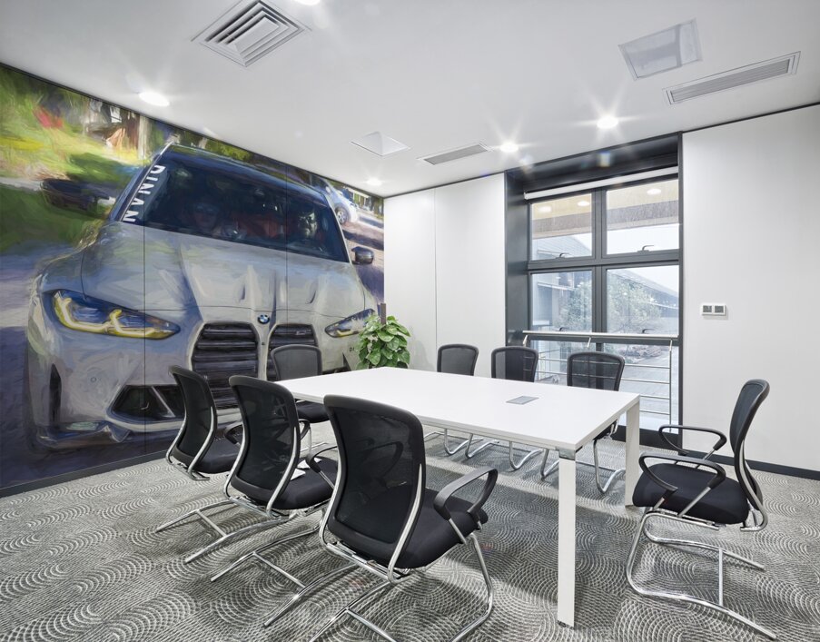 2023 Gray BMW M3 Competition X 5 Wall Printing