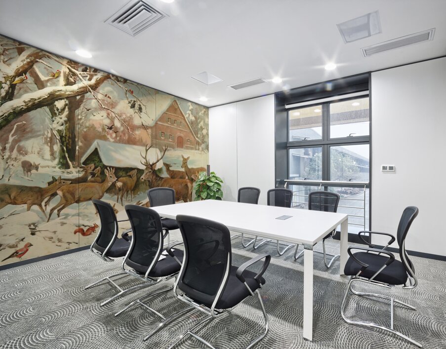 Deer in the Snow 1906 Wall Printing