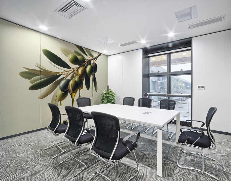 Olive oil on branch food 7 Wall Printing