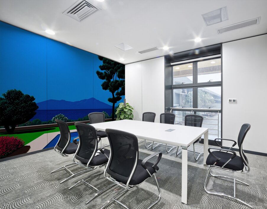 Hiroshi Nagai - Swimming Pool Landscape Wall Printing