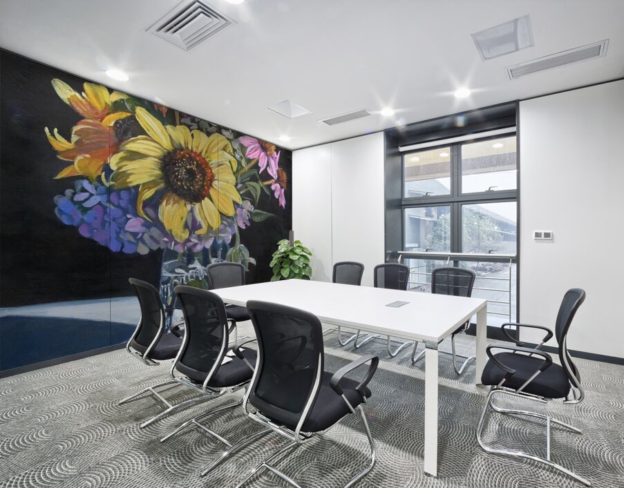  Square Foot Painting Summer Bouquet Wall Printing