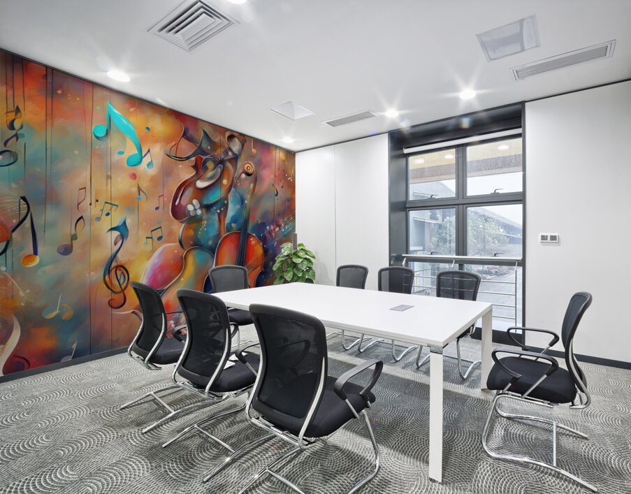 Rhythmic expression 136 Wall Printing