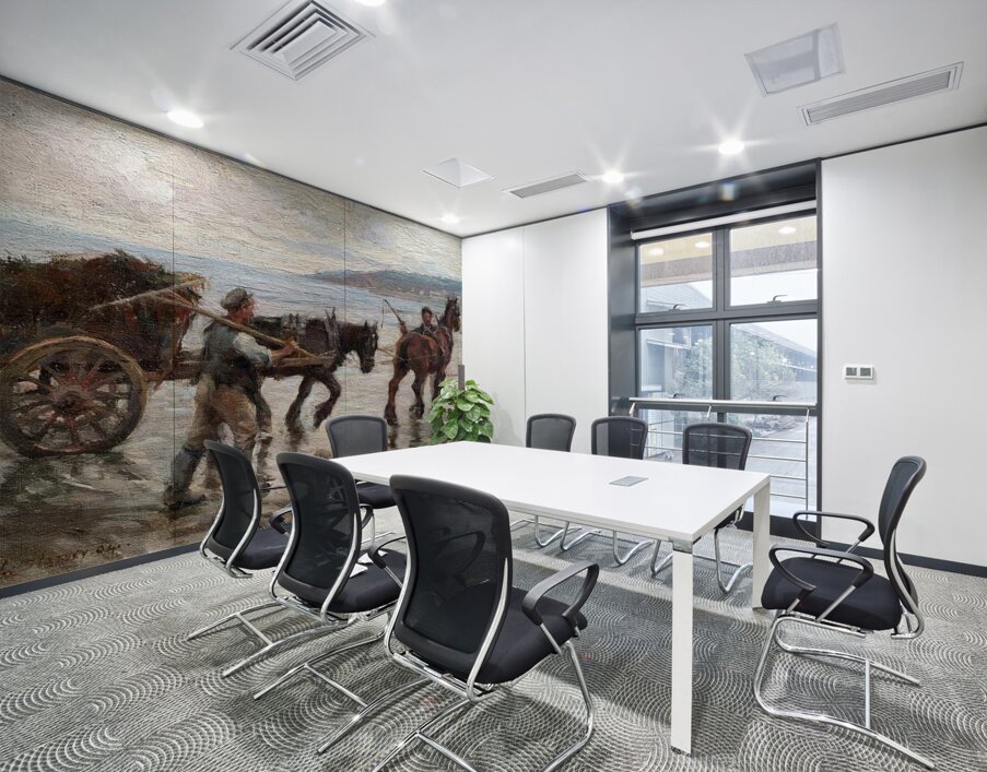 HAROLD HARVEY 1874 1941 SEAWEED GATHERERS ON NEWL Wall Printing