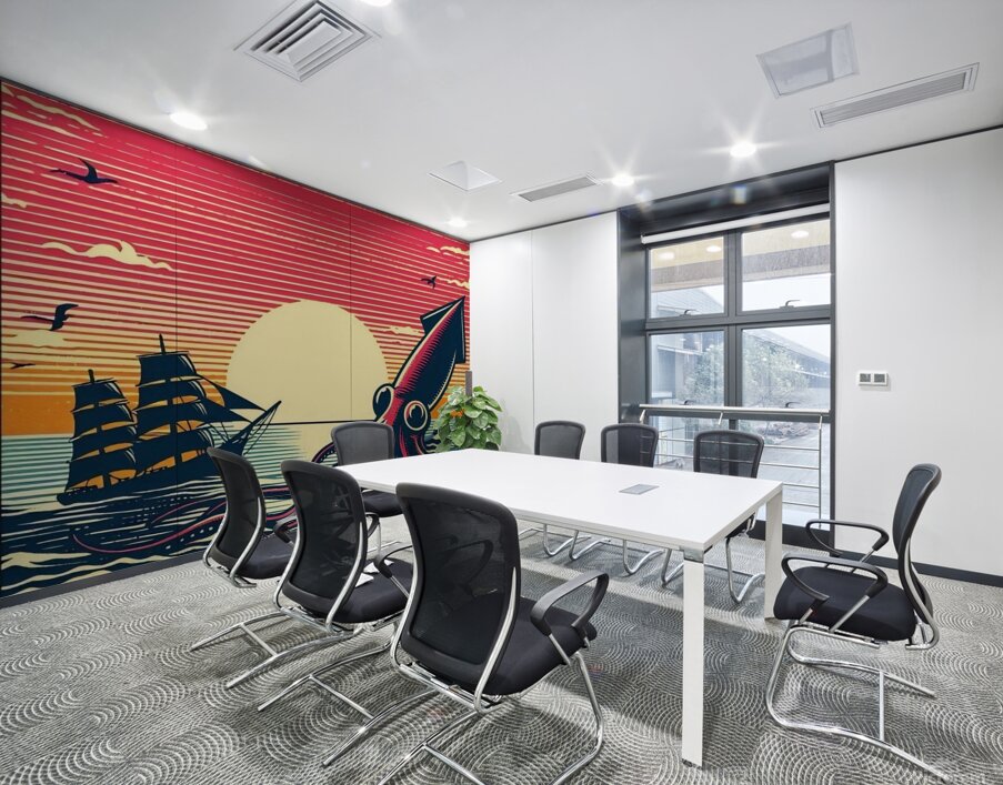 Giant Squid  Wall Printing