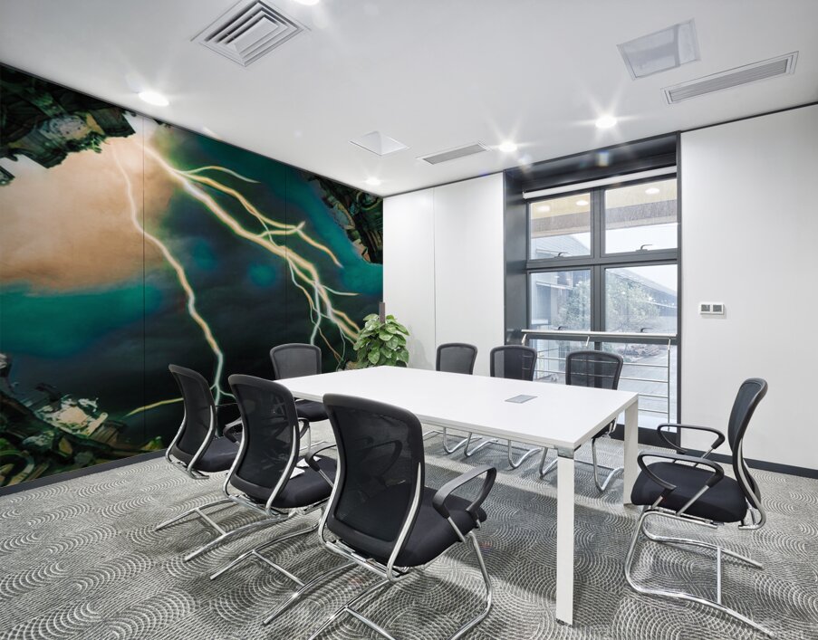 Electric Skye Wall Printing