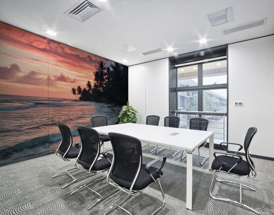 this stunning wall picture features a serene coas Wall Printing