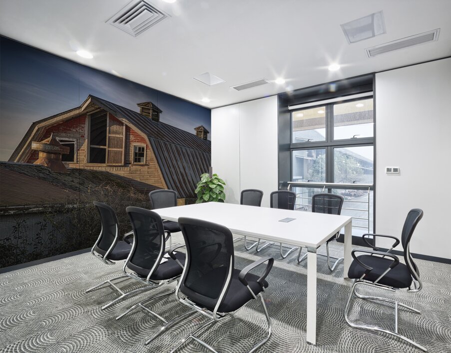 FS240315 Farmhouse On 7th Road Wall Printing