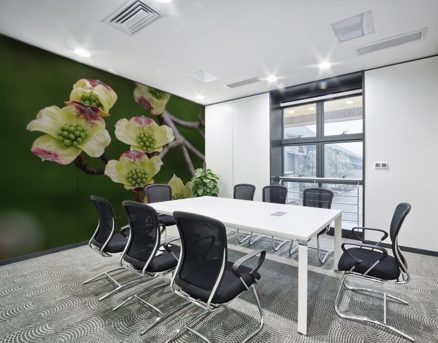 Yellow Dogwood Wall Printing