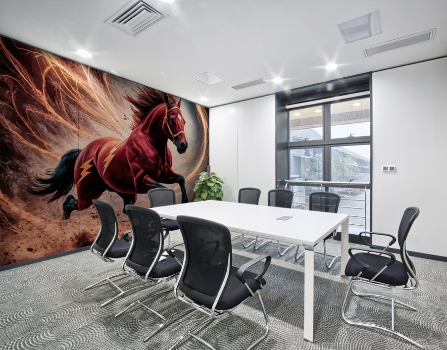 a mesmerizing portrait of the legendary superhero Wall Printing