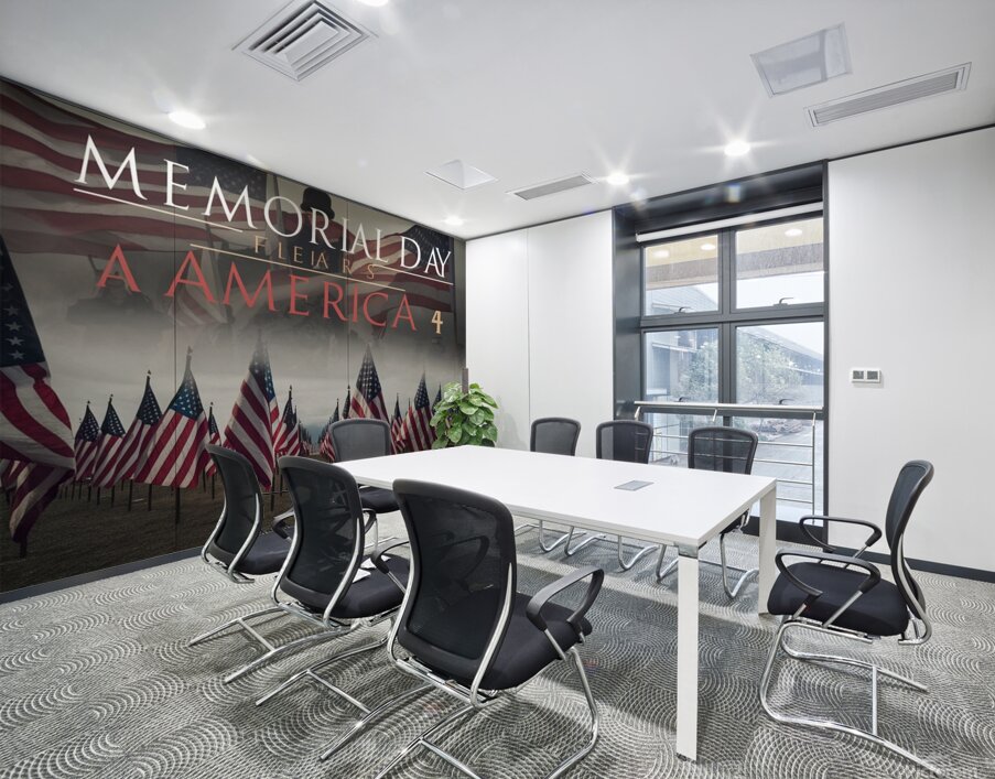 a powerful and touching memorial day scene set in Wall Printing