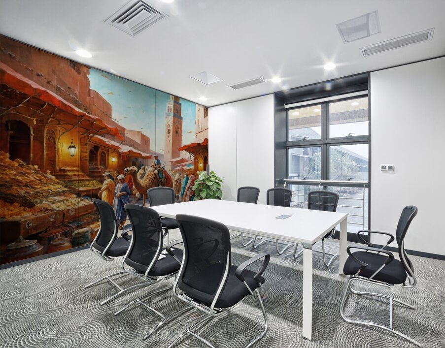 a vibrant and captivating art print capturing the Wall Printing