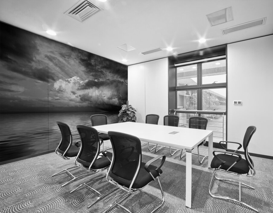 Stormy Nights in Mono Wall Printing