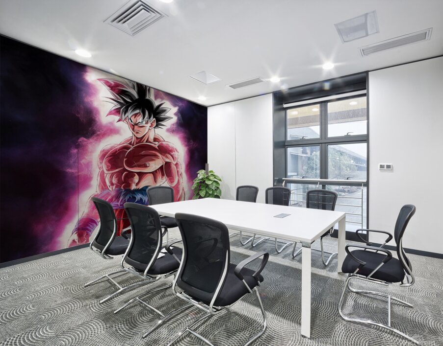 dramatic shadows Goku Wall Printing