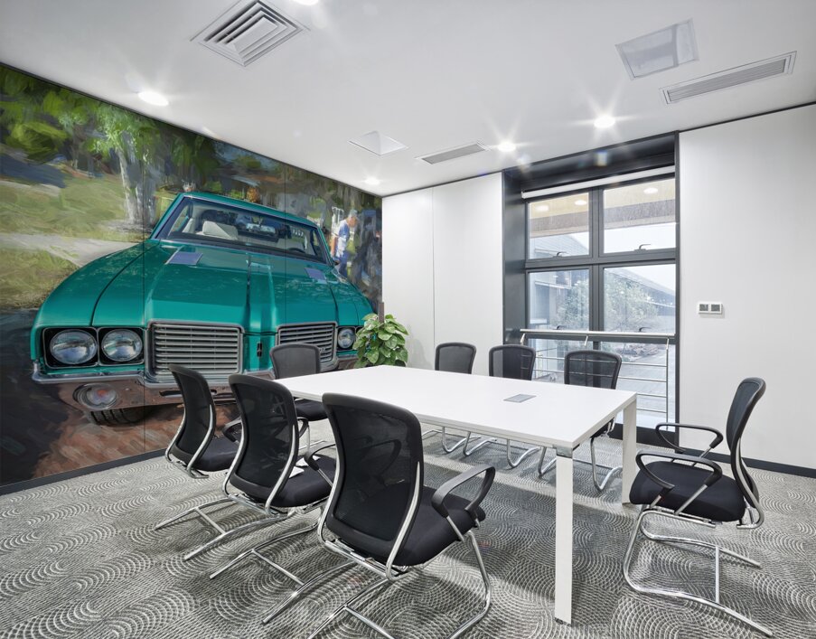 1972 Radiant Green Oldsmobile Cutlass X 6 Wall Printing