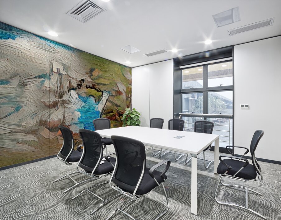 Ascent in Verdant Hues Wall Printing