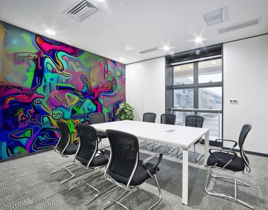 Abstract Graffiti Pop Wall Printing