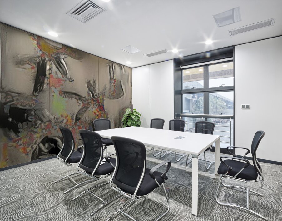 Floating Forms Wall Printing