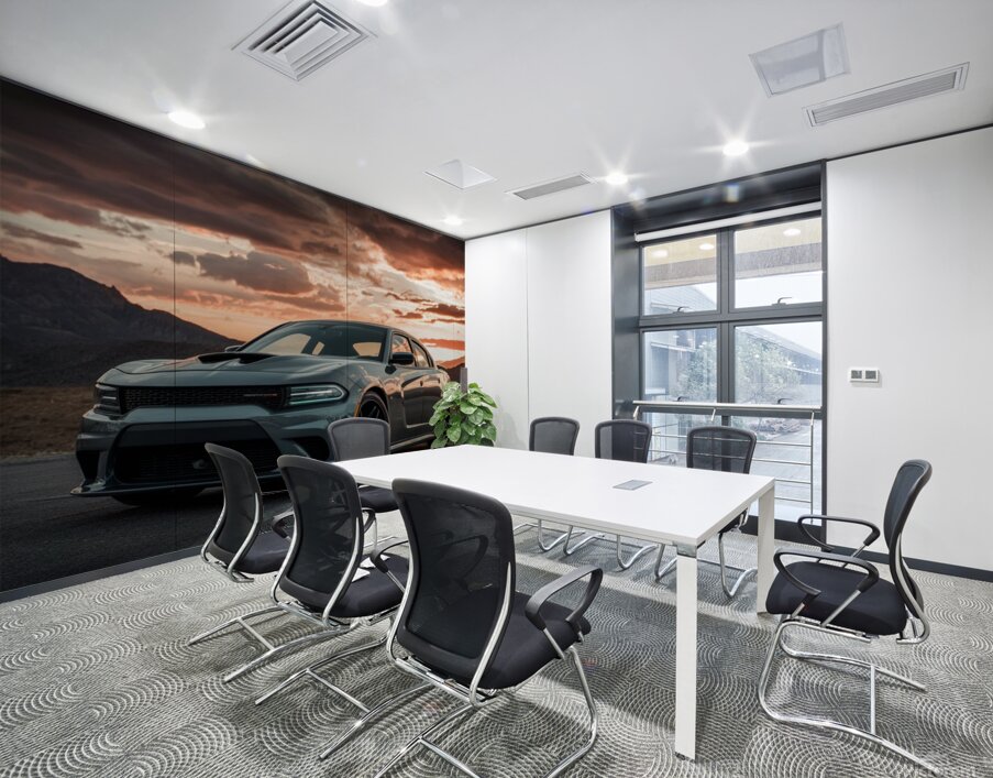 dodge charger modern car strong and beautiful Wall Printing