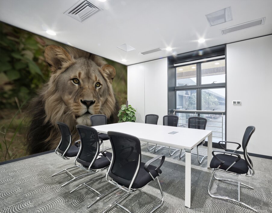 Lion Wall Printing