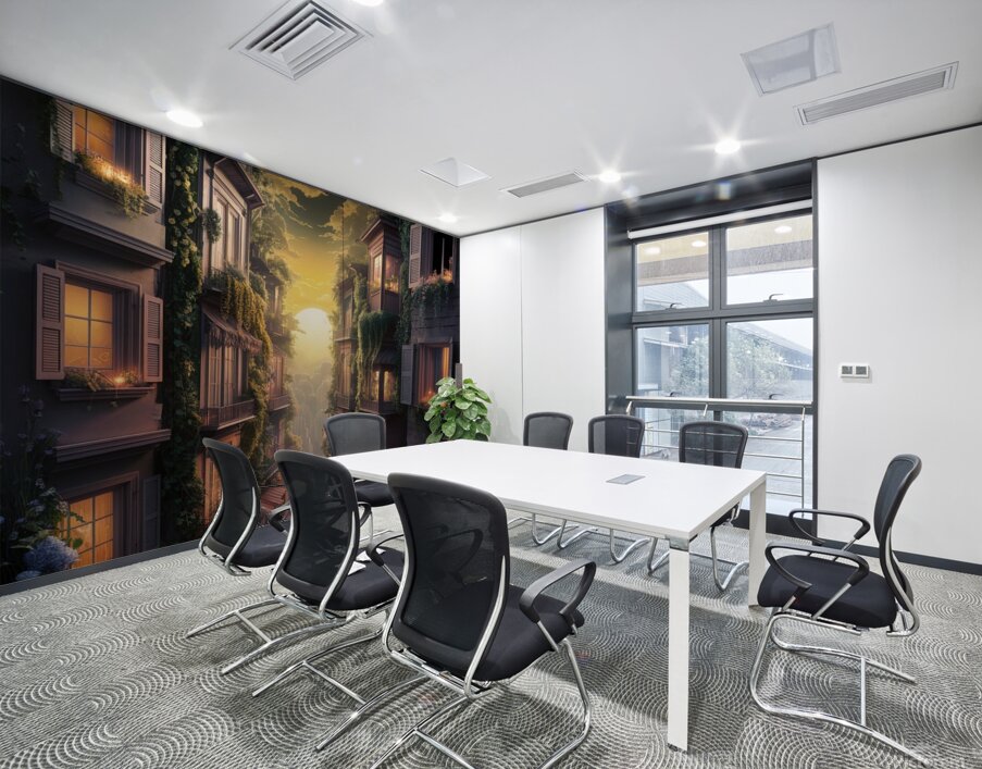 Ethereal Ancient Neighborhoods Unveiled Wall Printing