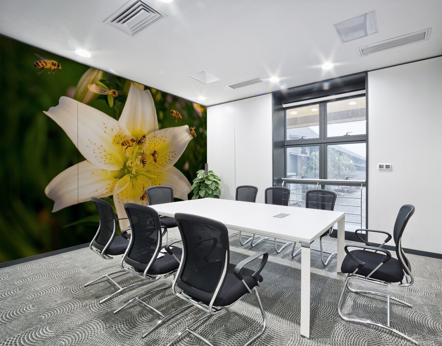 Lily Flower Wall Printing