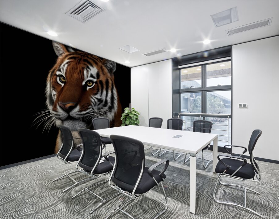 create a professional and realistic image of a ti Wall Printing