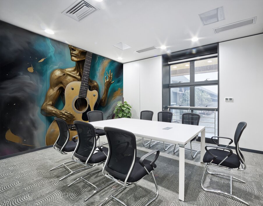 Guitar Ghost 8 Wall Printing