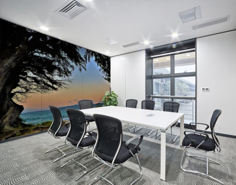 sunset trees hawaii Wall Printing