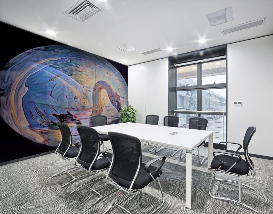 Swan in the egg Wall Printing