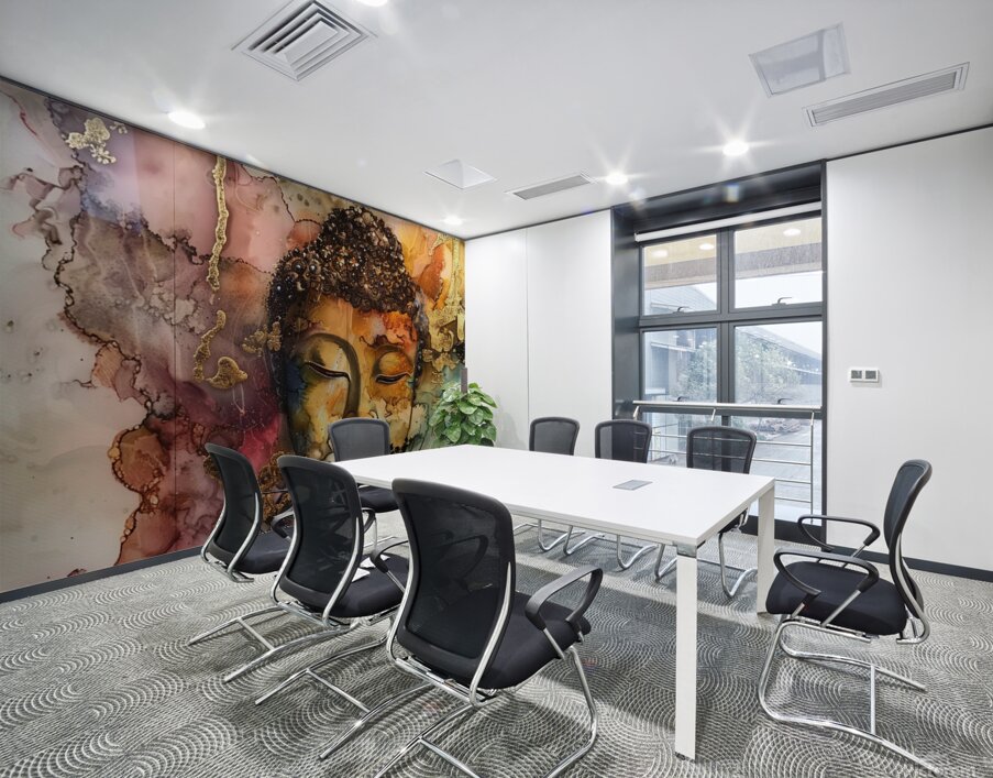 Serene Reflection Wall Printing