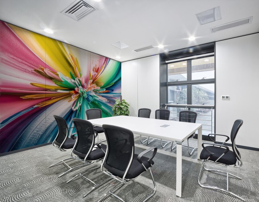 Vibrant artwork with modern illustration Wall Printing