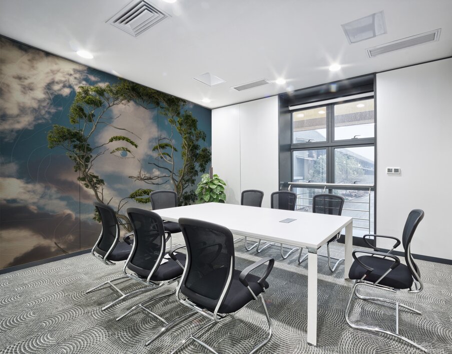 Womans face silhouette  Wall Printing