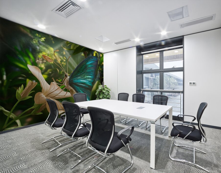 vibrant butterfly Wall Printing