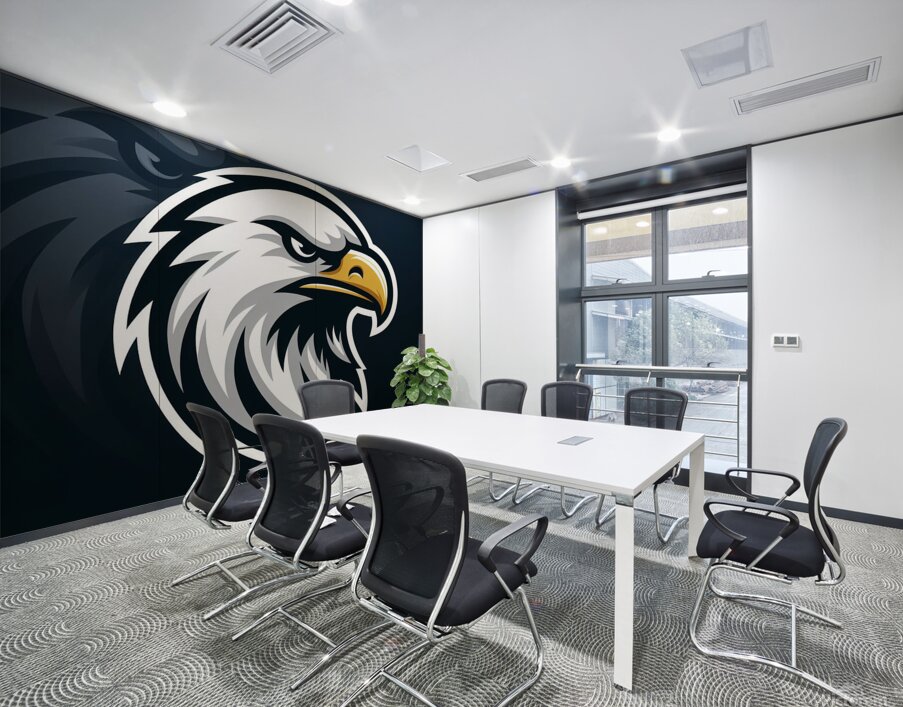 Head eagle 16 Wall Printing