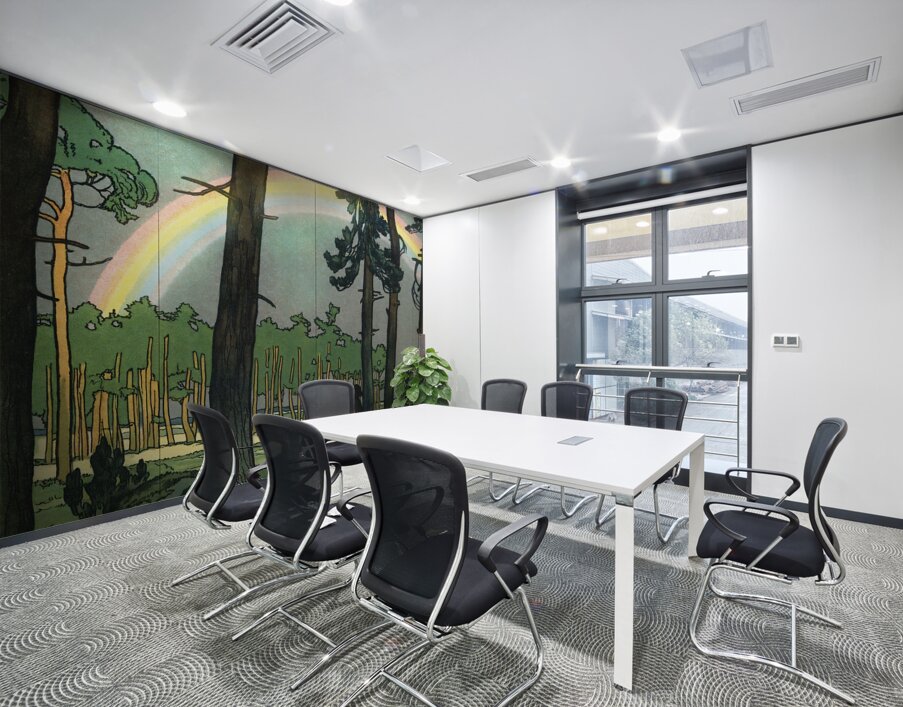 1909 Rainbow Art Wall Printing