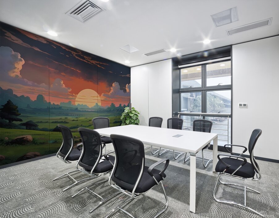 Default Original anime Japanese landscape Studio Wall Printing