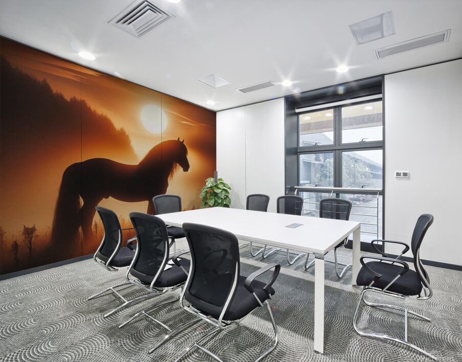 Noble Horse at Sunrise Wall Printing