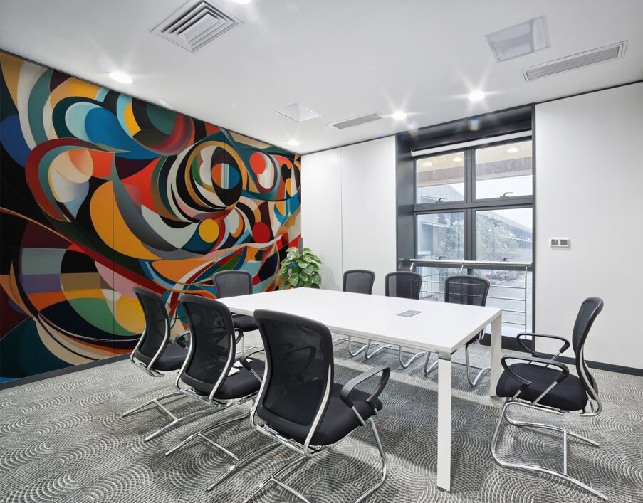 Abstract painting Wall Printing